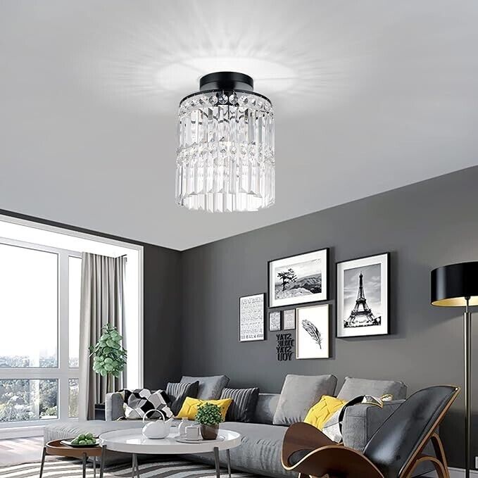 HAUSPRO Frideko Chandelier Crystal Ceiling Light