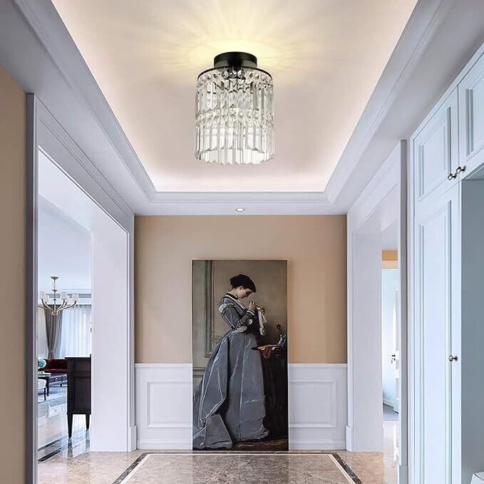 HAUSPRO Frideko Chandelier Crystal Ceiling Light