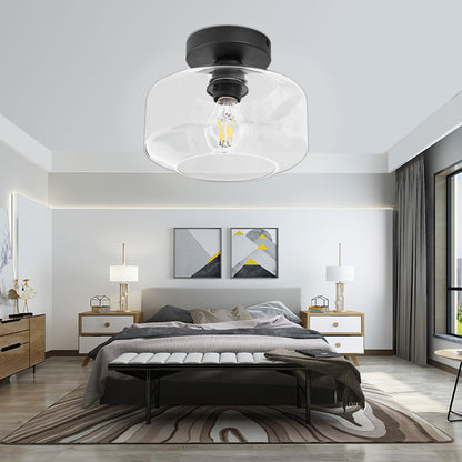 Hauspro Boston Globe Semi Flush Modern Ceiling Light