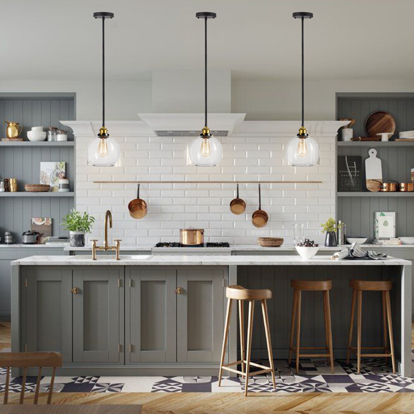 Hauspro Chicago Pendant Industrial Hanging Ceiling Light
