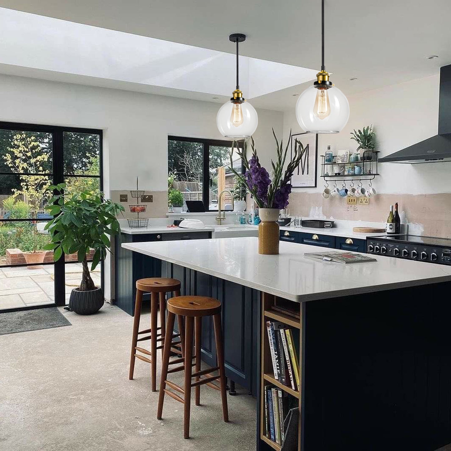 Hauspro Chicago Pendant Industrial Hanging Ceiling Light
