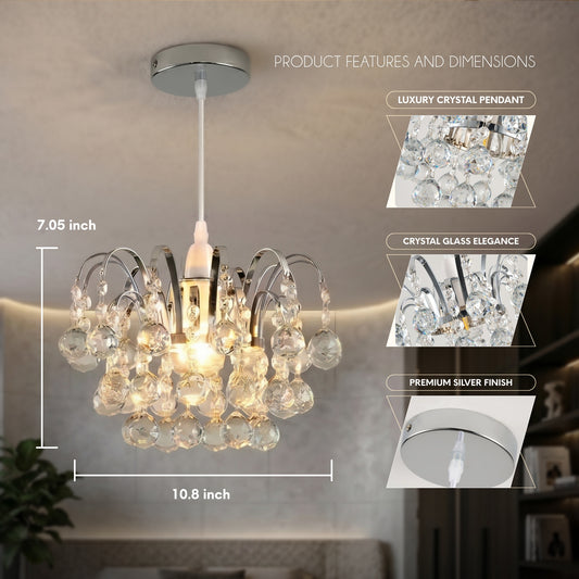 Hauspro Florence Modern Crystal Ball Chandelier Light Lamp Shade
