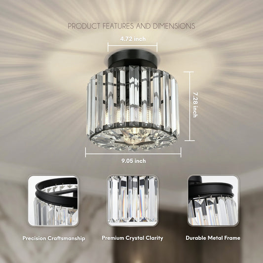 Hauspro New York Crystal Ceiling Chandelier Light