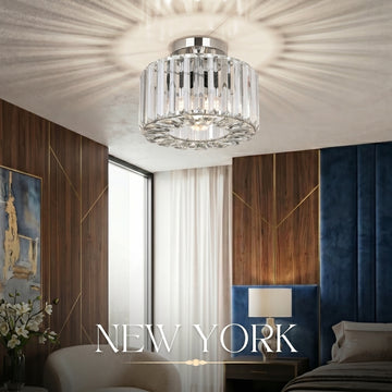 Hauspro New York Crystal Ceiling Chandelier Light