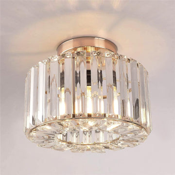 Hauspro New York Crystal Ceiling Chandelier Light Gold