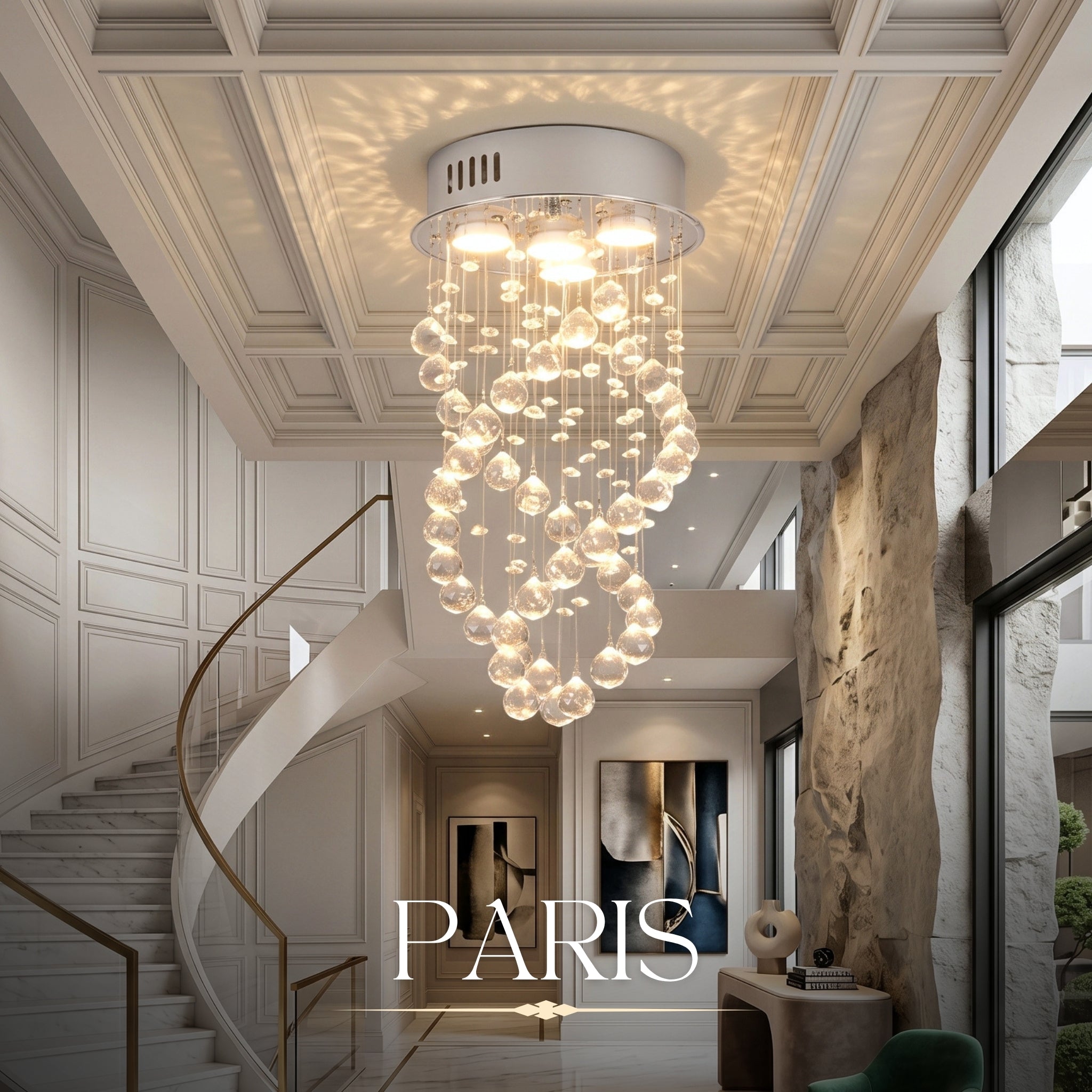 Hauspro Paris Luxury Crystal Large Chandelier