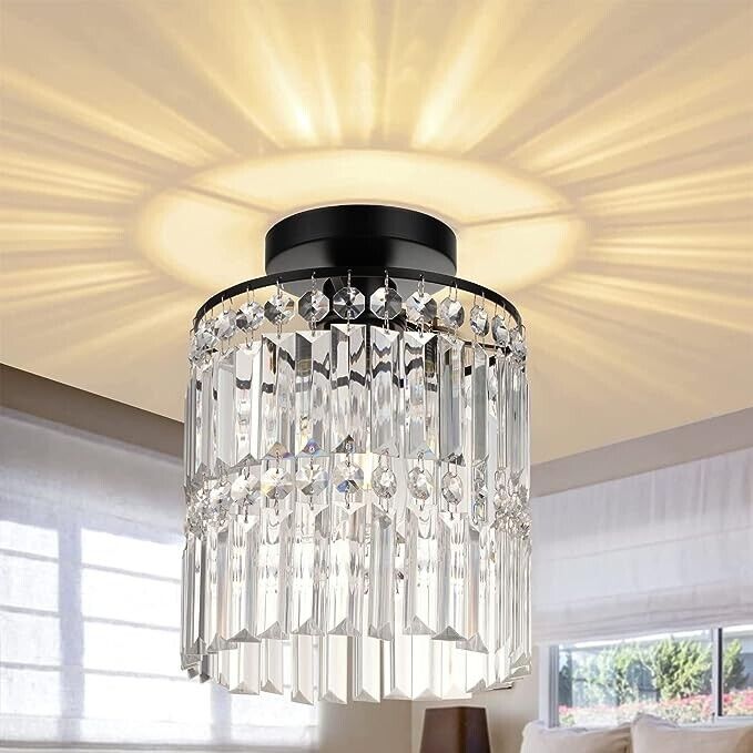 Hauspro Turin Chandelier Crystal Ceiling Light
